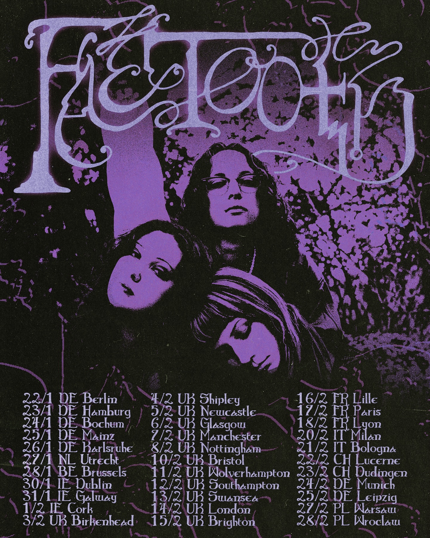 Faetooth Tour Poster 2026